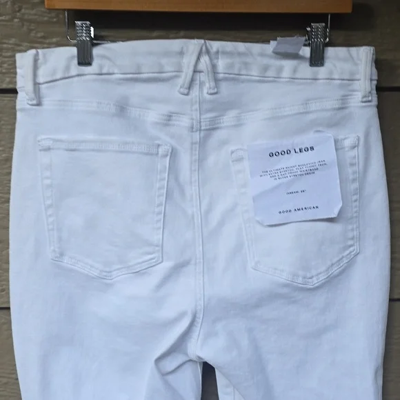 Good American Good Legs Ultimate Skinny Sculpting jeans 15 new white - Picture 10 of 11